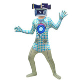 Speaker Titan Kids Children Cosplay Costume Jumpsuit Outift Halloween Carnival Suit